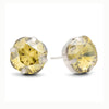 Load image into Gallery viewer, Champagne  8mm Crystal Studs 2-Pack