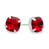 Load image into Gallery viewer, Red Ribbon 8mm Crystal Studs 2-Pack
