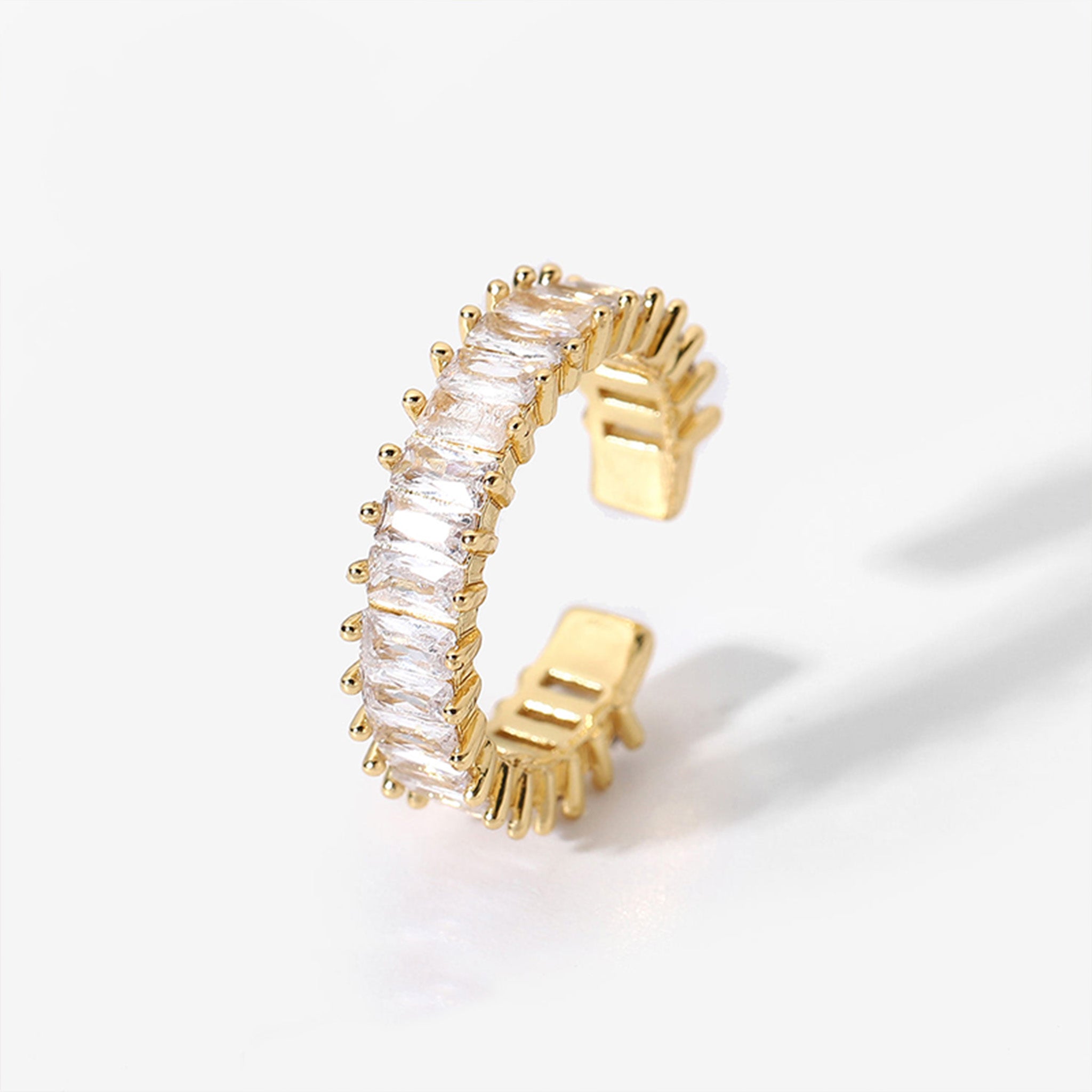 18k Gold Pave Luxury Ring Set